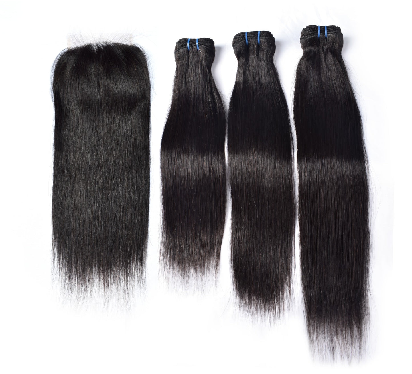 Straight Hair Bundles w/ 4*4 Closure