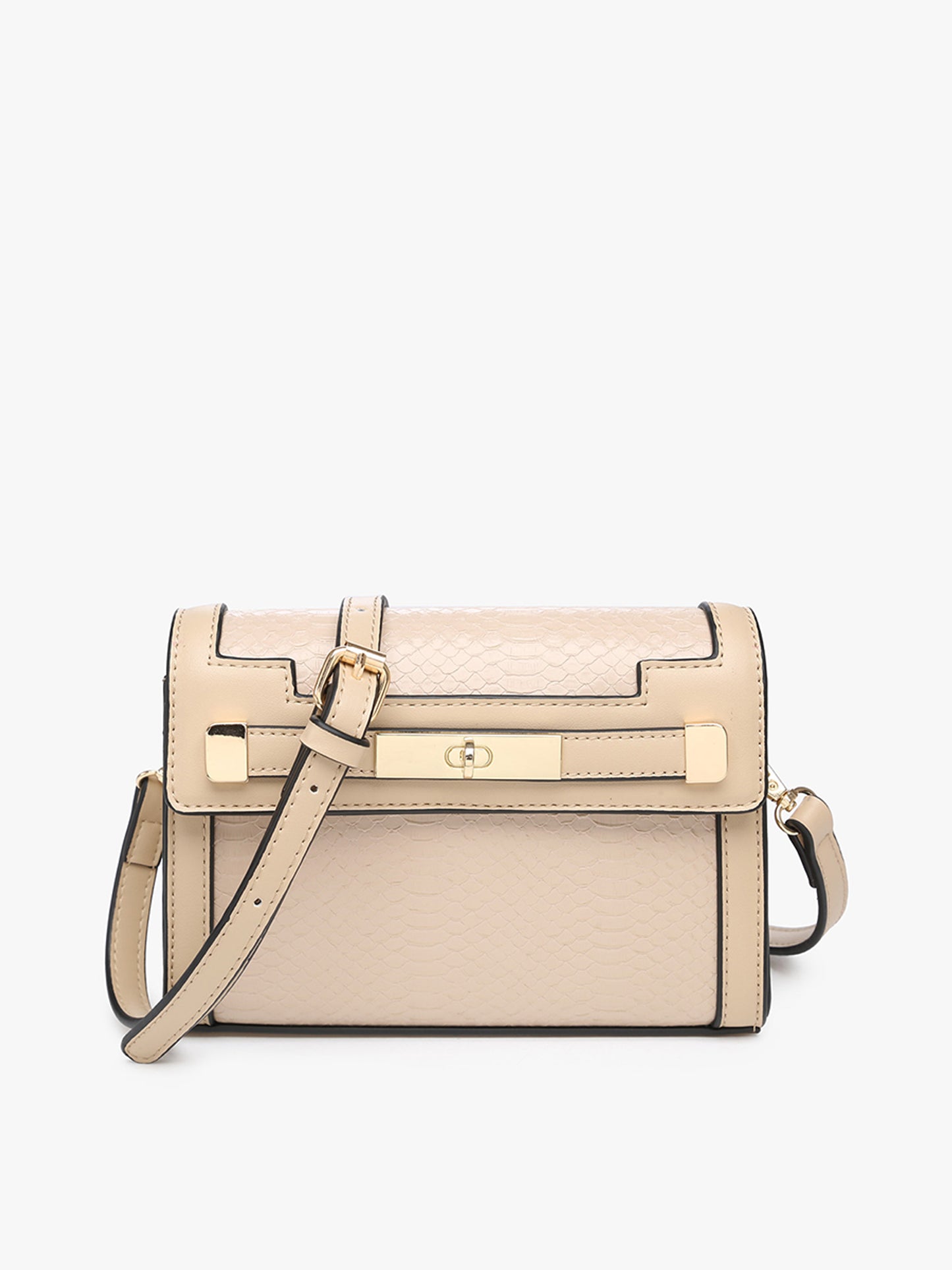 Etta Snake-Textured Crossbody