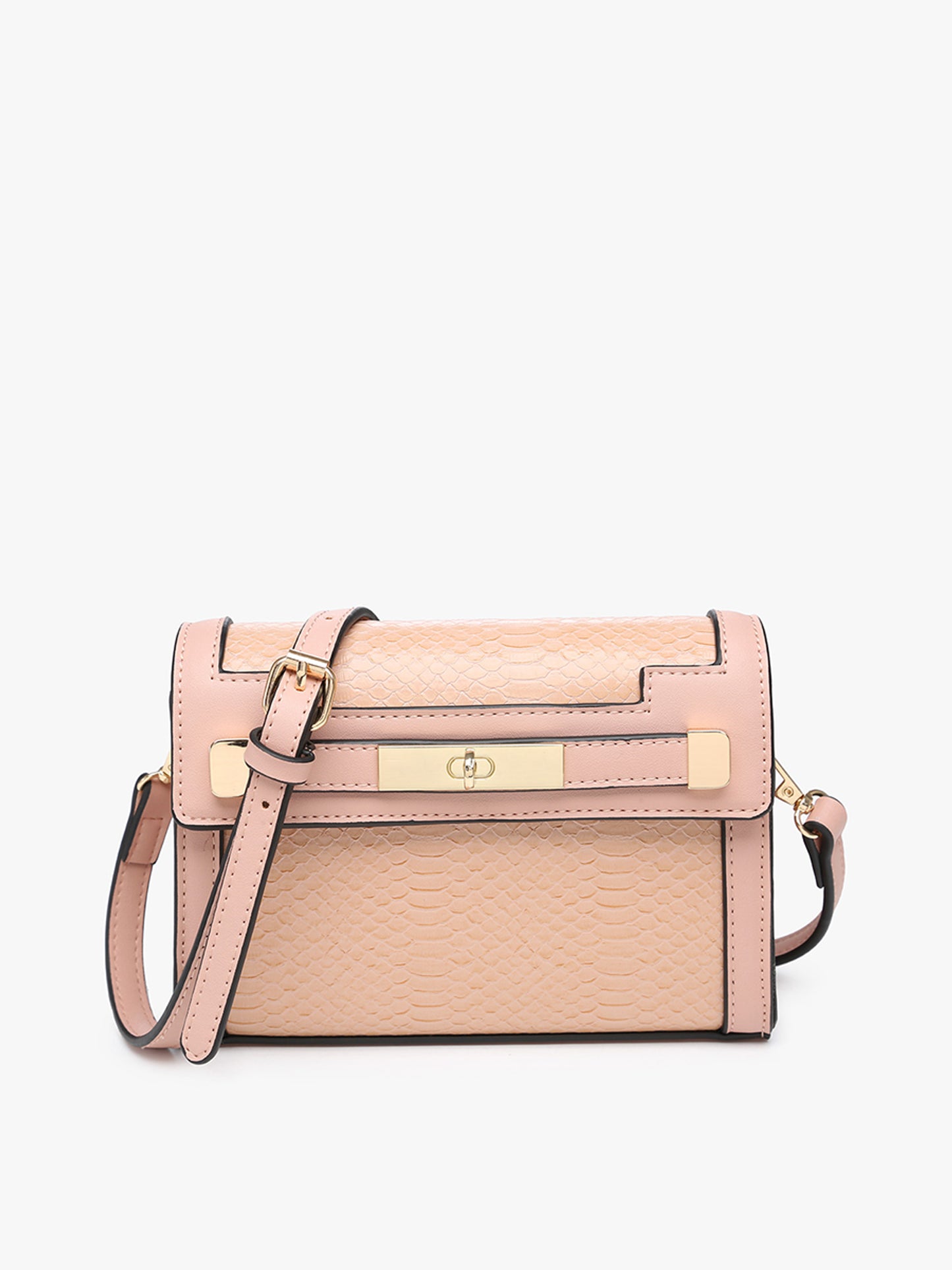 Etta Snake-Textured Crossbody