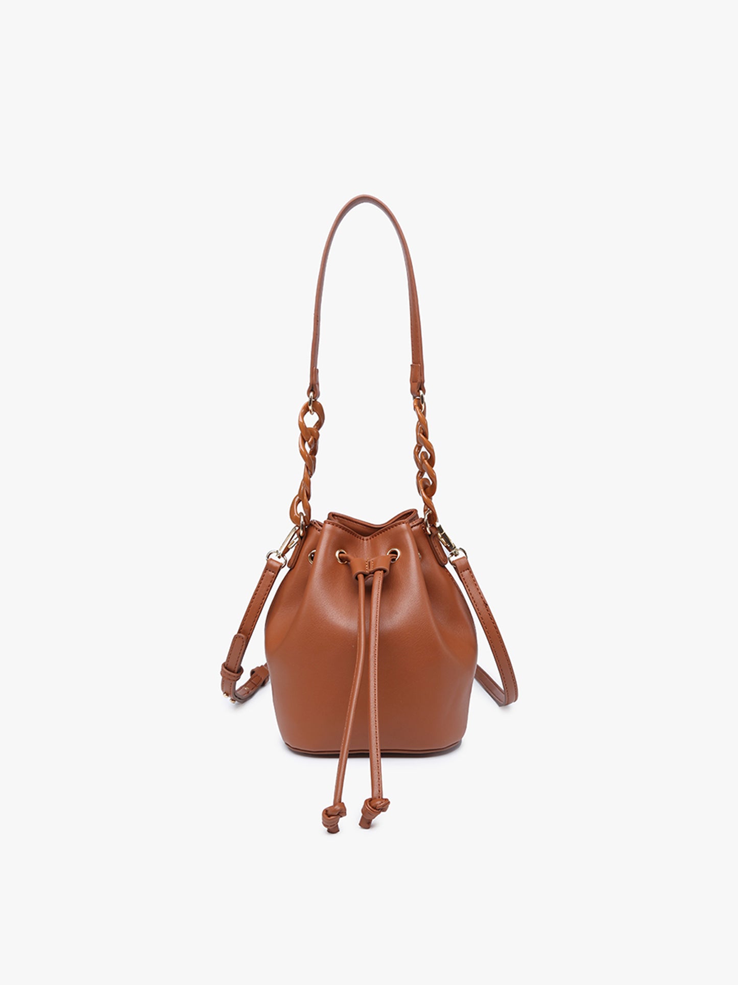 Cordelia Drawstring Bucket Bag w/ Strap