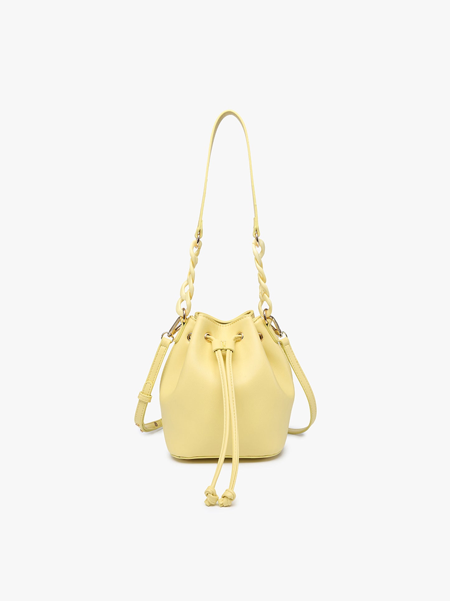 Cordelia Drawstring Bucket Bag w/ Strap